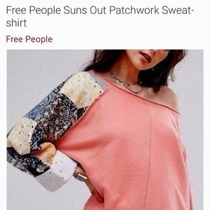 Free people sweatshirt top